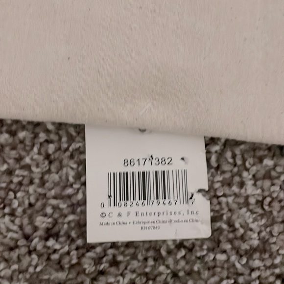 C&F HOME EMBROIDERED PUMPKIN HAND TOWEL - Picture 5 of 7